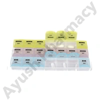 Aktive Life Weekly Pill Planner, Multicolor
