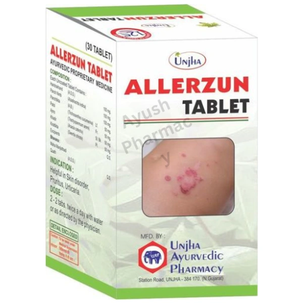 Unjha Ayurvedic Pharmacy Unjha Allerzun Tablet (50tab) - 50 Tablets