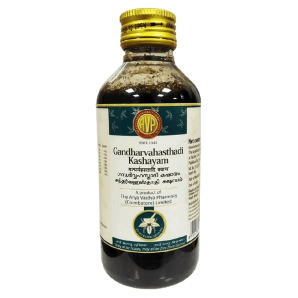 Arya Vaidya Pharmacy (AVP) Gandharvahasthadi Kashayam (200ml)