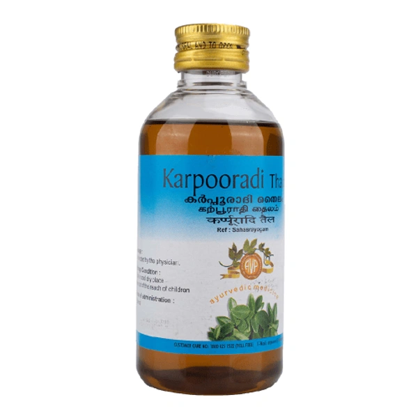 Arya Vaidya Pharmacy (AVP) Karpooradi Thailam (200ml)
