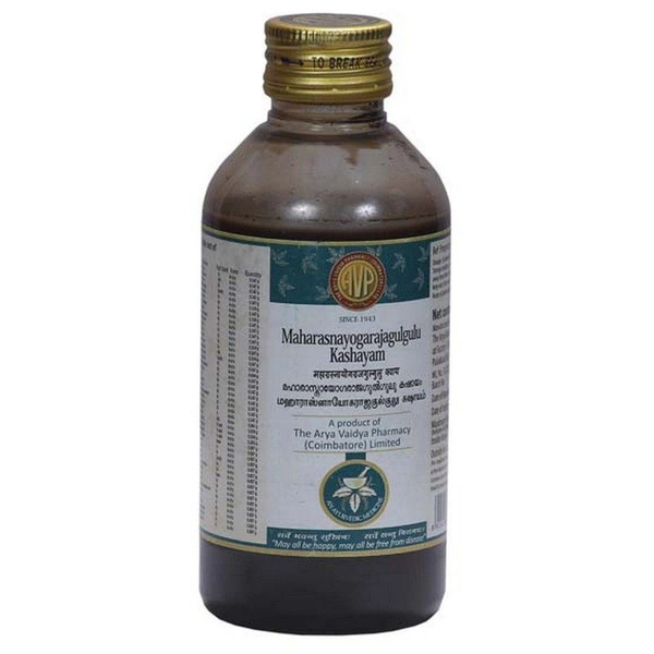 Arya Vaidya Pharmacy (AVP) Maharasnayogarajagulgulu Kashayam (200ml)