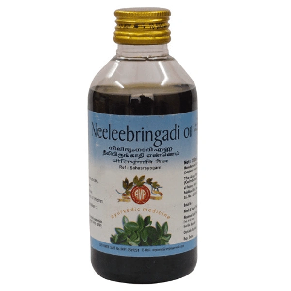 Arya Vaidya Pharmacy (AVP) Neelibringadi oil (200ml)