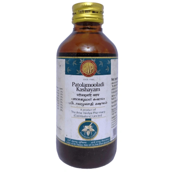 Arya Vaidya Pharmacy (AVP) Patolamooladi Kashayam (200ml)
