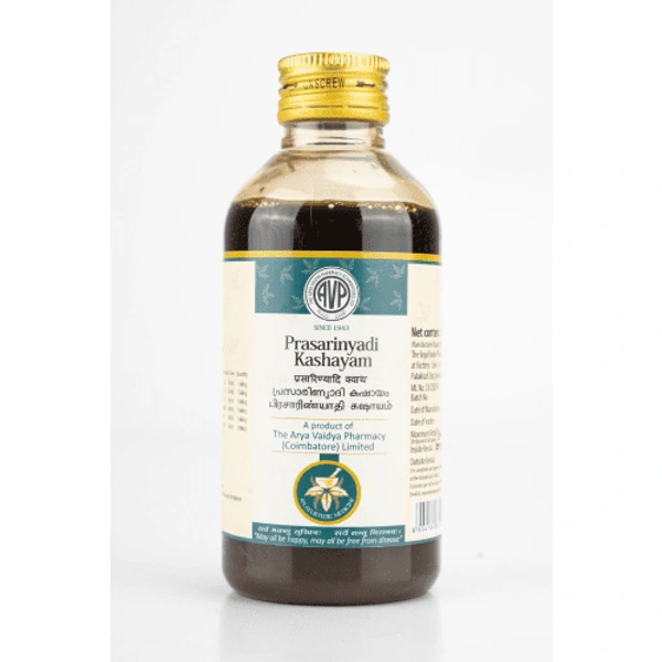 Arya Vaidya Pharmacy (AVP) Prasarinyadi Kashayam (200ml)