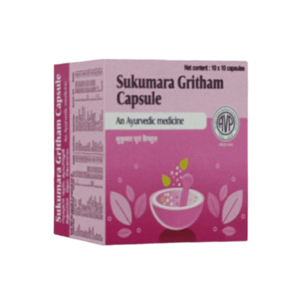Arya Vaidya Pharmacy (AVP) Sukumara Gritham capsules (100Caps)