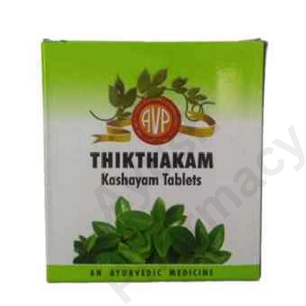 Arya Vaidya Pharmacy (AVP) Thikthakam Kashayam Tablets - 60 Tablets