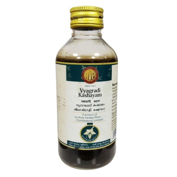 Arya Vaidya Pharmacy (AVP) Vyagryadi Kashayam (200ml)
