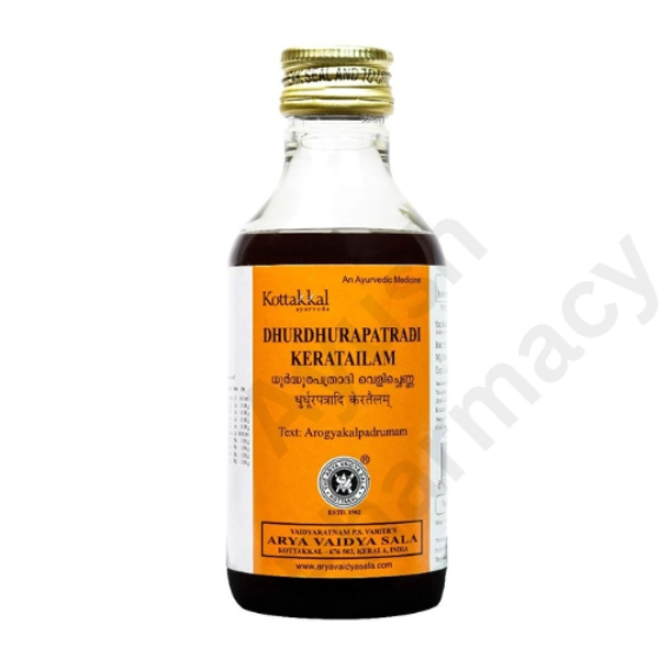 Arya Vaidya Sala Kottakkal Dhurdhurapatradi Kera Tailam (200ml)