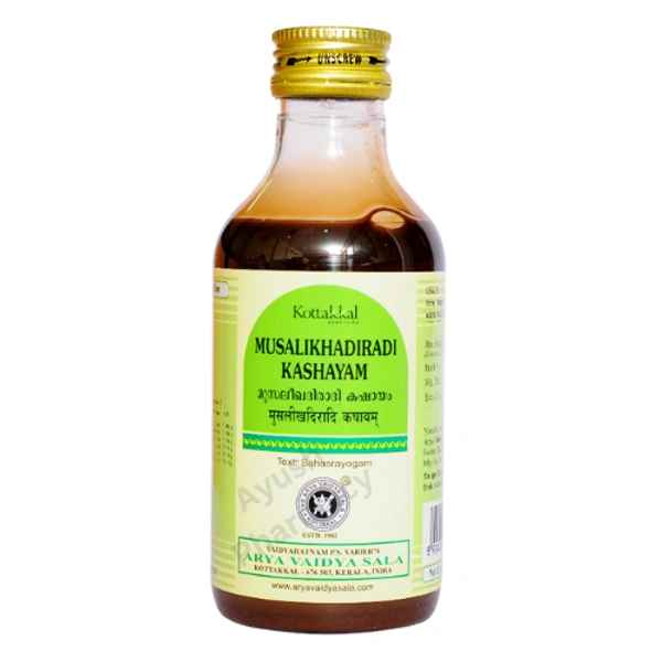 Arya Vaidya Sala Kottakkal Musalikhadiradi Kashayam (200ml)
