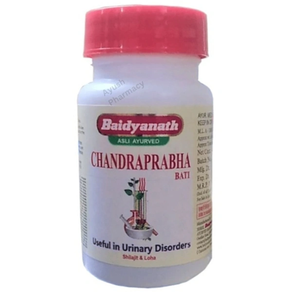 Baidyanath Jhansi Baidyanath Chandraprabha Bati - 40 Tablets