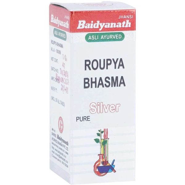 Baidyanath Jhansi Baidyanath Roupya Bhasma (1g) - 1 gm