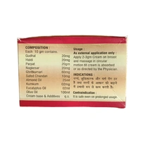 BX36 Brest Massage Cream for Women (100Gm) - 100 gm
