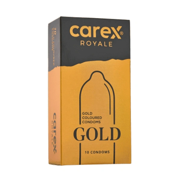 Condoms Carex Royal Gold Coloured Condoms (10Condoms)