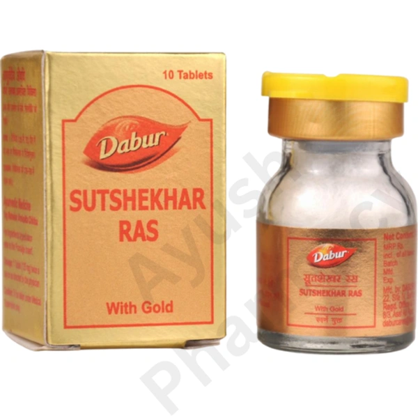 Dabur Sutshekhar Ras (With Gold) - 30 Tablets