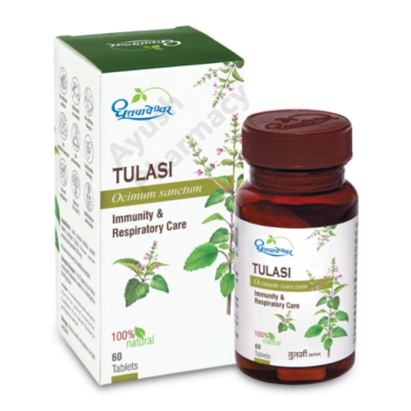 Shree Dhootapapeshwar Dhootapapeshwar Tulsi Tablet (60tab)