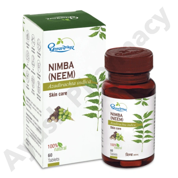 Shree Dhootapapeshwar Dhootpapeshwar Nimba (Neem) Tablets (60tab)