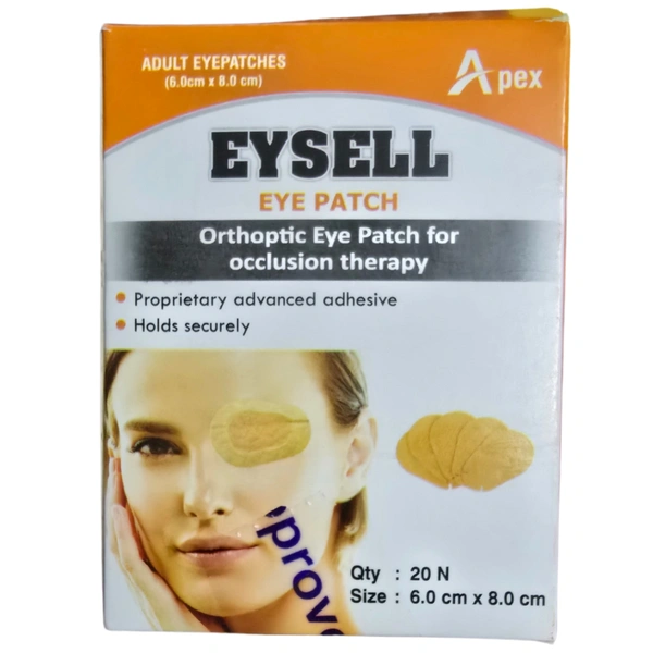 Apex Medivision Industry Apex Eysell Eye Patch (Regular: 8 cm x 6 cm) (20 units) - Regular: 8 cm x 6 cm