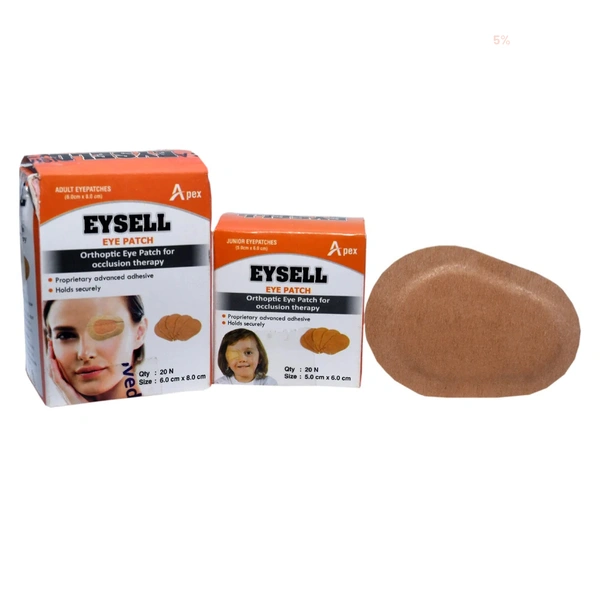 Apex Medivision Industry Apex Eysell Eye Patch (Regular: 8 cm x 6 cm) (20 units) - Regular: 8 cm x 6 cm