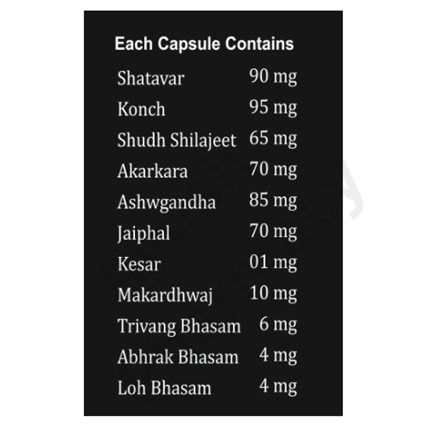 Dr. Amrit KamaKraft Gold Capsules Only For Men - 10 Capsules