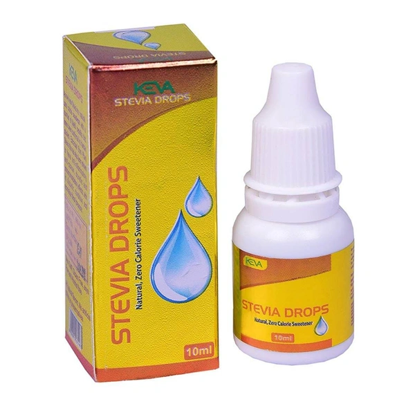 Keva Stevia Drops Natural, Zero Calorie Sweeter (10ml)