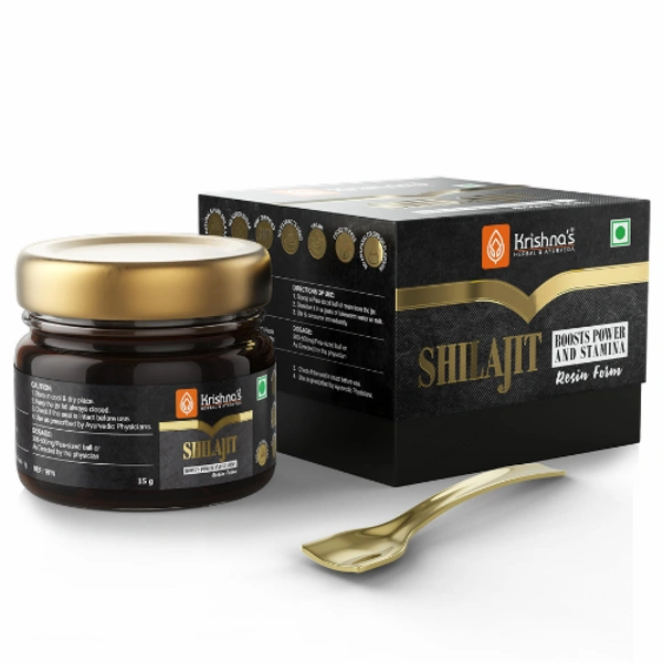 Krishna's Pure Shilajit/Shilajeet (30g) | 100% Pure Shilajit