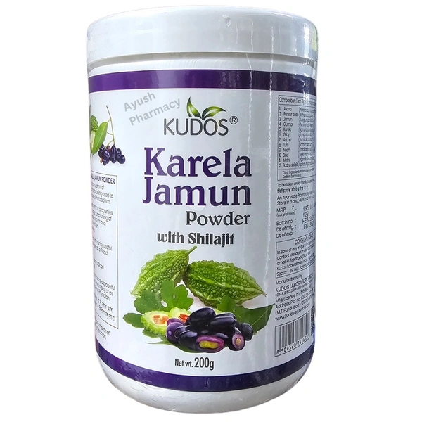 Kudos Karela Jamun Powder (200gm)