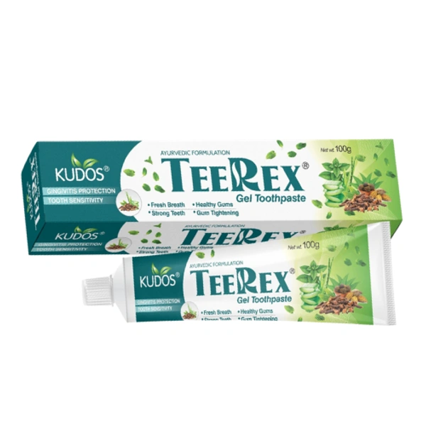 Kudos Teerex Gel Toothpaste (100gm) - Multi-Benefit Toothpaste
