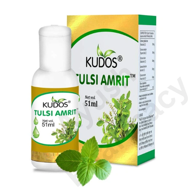 Kudos Tulsi Amrit Drops | Best Tulsi Drops for Immunity Booster (51ml)
