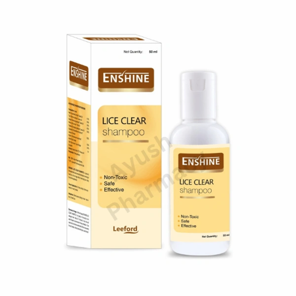 Leeford Healthcare Ltd Leeford Enshine Anti Lice Clear Shampoo for lice remover (50ml)