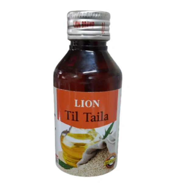 LION BRAND (Shree Narnarayan Ayurvedic Pharmacy) Lion Til Taila (100ml)