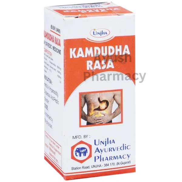 Unjha Ayurvedic Pharmacy Unjha Kamdudha Rasa (40Tab)