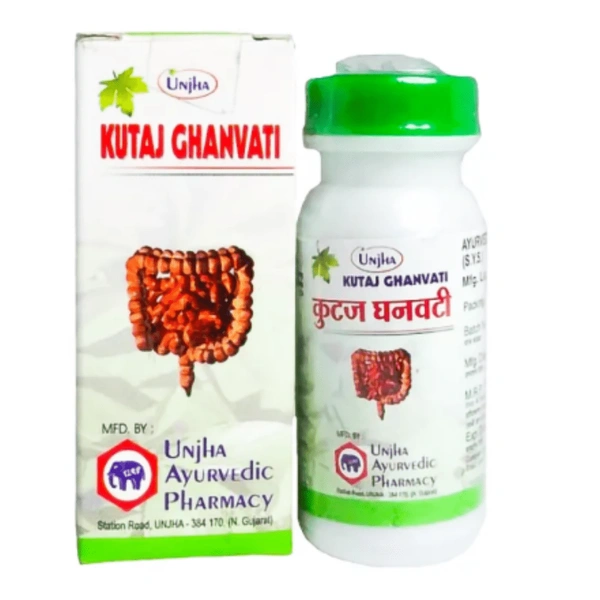Unjha Ayurvedic Pharmacy Unjha Kutajghan Vati (40tab)