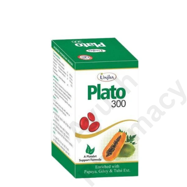 Unjha Ayurvedic Pharmacy Unjha Plato 300 Tablets (60tab)