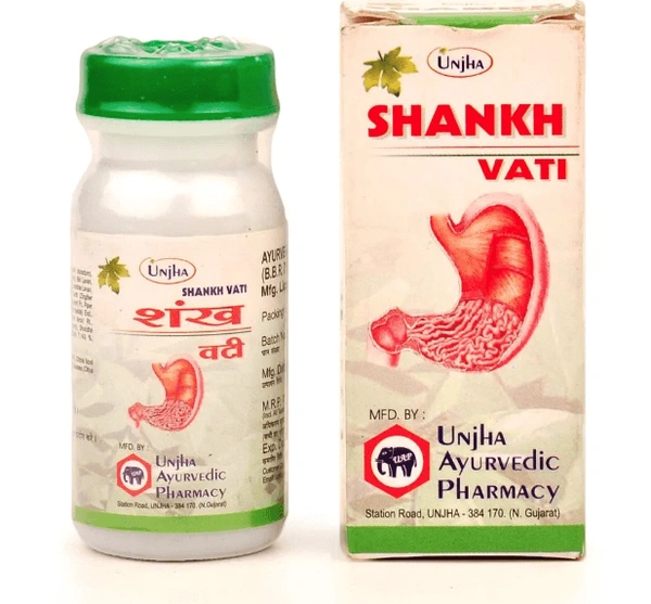 Unjha Ayurvedic Pharmacy Unjha Shankh Vati (10g)