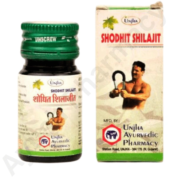 Unjha Ayurvedic Pharmacy Unjha Shodhit Shilajit (10g)