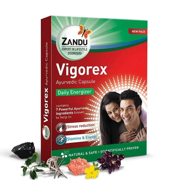 Zandu Pharmaceutical Works Ltd Zandu Vigorex Gold Capsules (10caps) - 10 Capsules