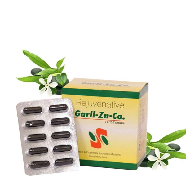 Yamuna Pharmacy Garli-Zn-Co Extule capsules (10Caps)