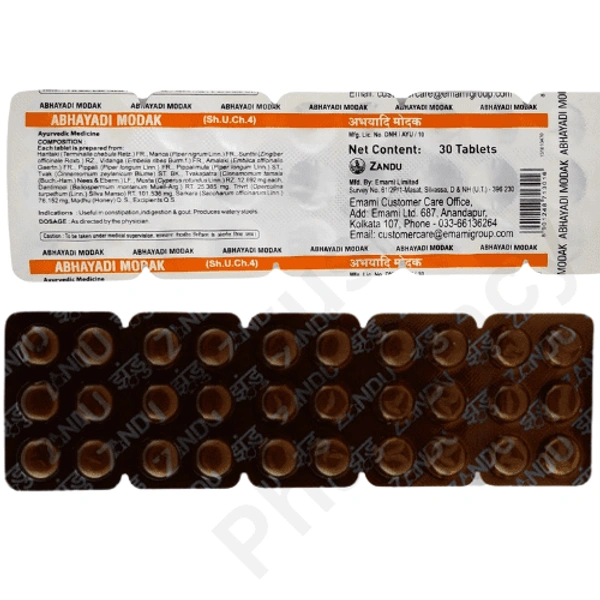 Zandu Abhayadi Modak (30Tab)
