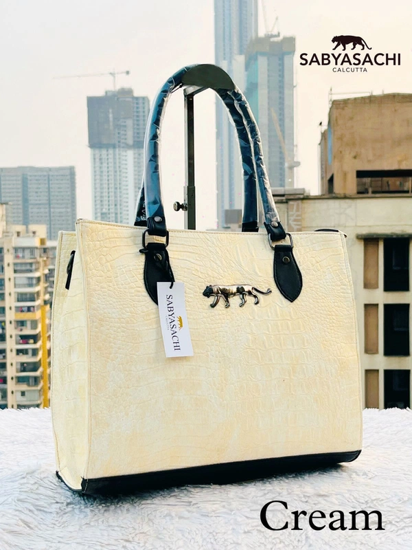Sabyasachi Croc Leather - White, 10/12.5inch