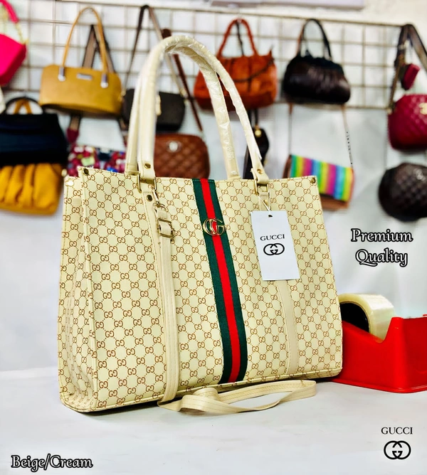 Gucci Tote Bag - White, 15/11.5