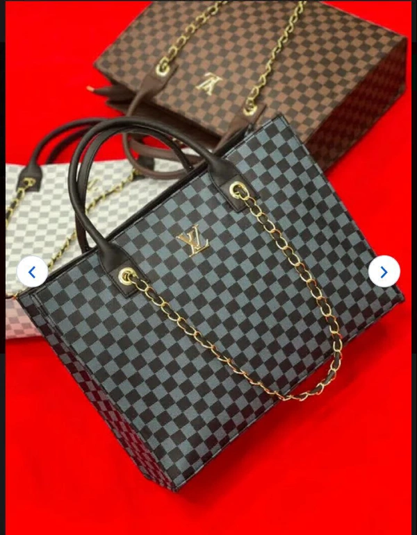 Lv Multipurpose Tote Bag - White, 15*11*4