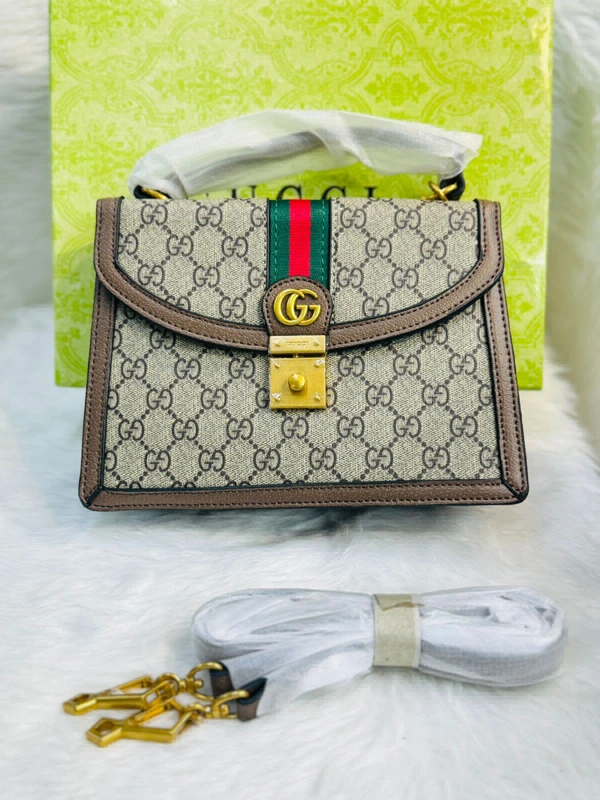 GUCCI OPHIDIA TOP HANDLE BAG* IN STOCK 😍**PREMIUM QUALITY**WITH DUST COVER,BILL , INVOICE AND TAG 🤑 - Brown, 10 By 7 Inches