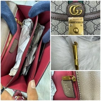 GUCCI OPHIDIA TOP HANDLE BAG* IN STOCK 😍**PREMIUM QUALITY**WITH DUST COVER,BILL , INVOICE AND TAG 🤑 - Brown, 10 By 7 Inches