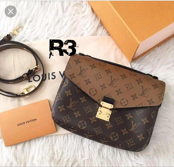 *LOUIS VUITTON*LV METIS POCHETTE  HIGH QUALITY LEATHERITE BAGS WID ORIGINAL LV DUSTBAG AND DETAILINGS with box - Brown, 10/8