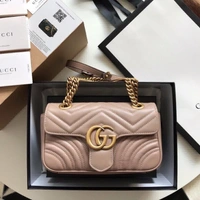 GUCCI MARMONT ✅FIRST COPY ✅WITH ORIGINAL GREEN BRAND BOX ✅WITH DUST BAG - White, 11 By 7