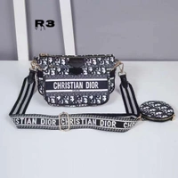 *CRISTIAN DIOR**Christian Dior Multi-Pochette Accessories Is The New Eva Bag* Top Quality. ✨Combo of 3 pcs for all your accessories. ✨Removeable easily  ✨Packing in Branded Dust Bag. ✨All over Brandingwith box - Black, 9*5