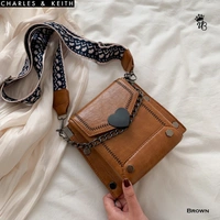 BRAND - *CHARLES & KEITH**_IMPORTED Crossbody Sling Bags - 7*5, Black