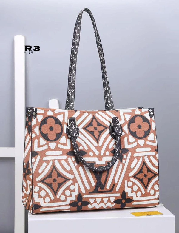 LOUIS VUITTON   ON THE GOMIRROR COPY   BIG SIZE TOTE WITH OG DUST COVER SUPERIOR LEATHER WITH BOX - 13/16