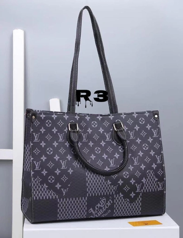 LOUIS VUITTON   ON THE GOMIRROR COPY   BIG SIZE TOTE WITH OG DUST COVER SUPERIOR LEATHER WITH BOX - 13/16