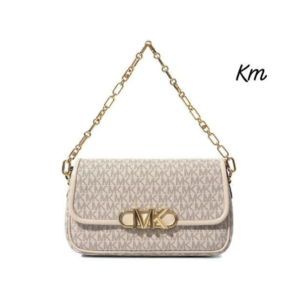 Michael Kors Parker Shoulder Chain - Brown, 7" 10"